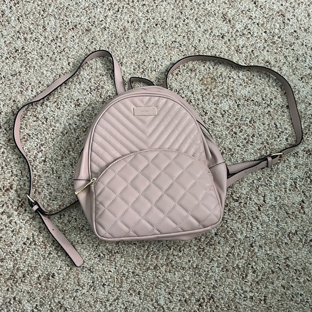 Aldo mauve mini backpack new with tags